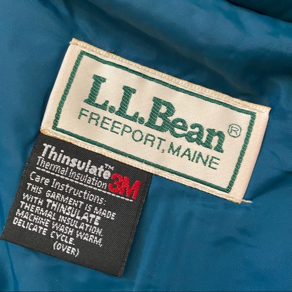 LL Bean Vintage Aztec Colorblock Insulated Pullover - Picture 3 of 9